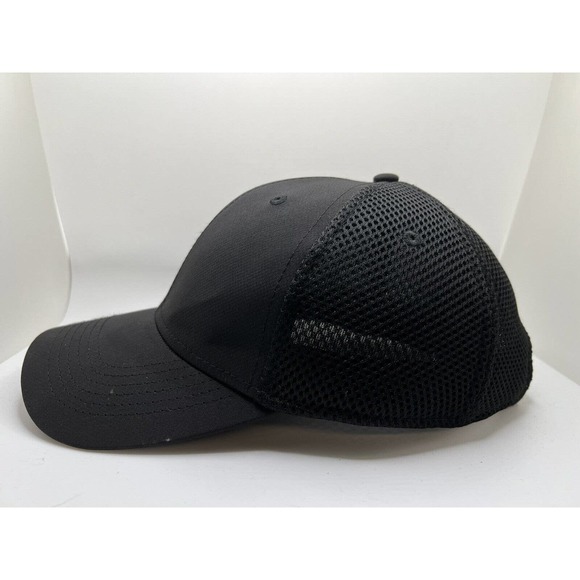 Russell Strapback Hat Cap Black Baseball - Picture 4 of 9